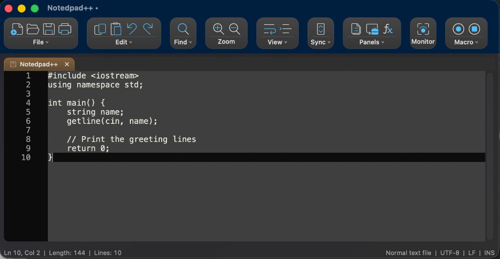 Notedpad System Theme edition following macOS appearance